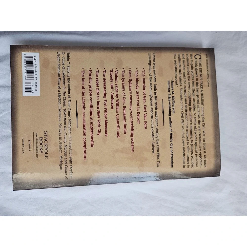 True Crime in the Civil War: Cases of Murde- 081171019X, paperback, Tobin T Buhk